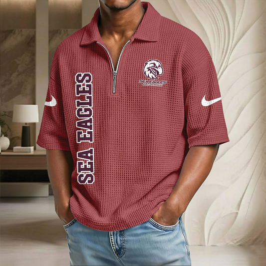 NRL x MWSE Waffle Half-Zip Polo Shirt HLP HLPHUONG