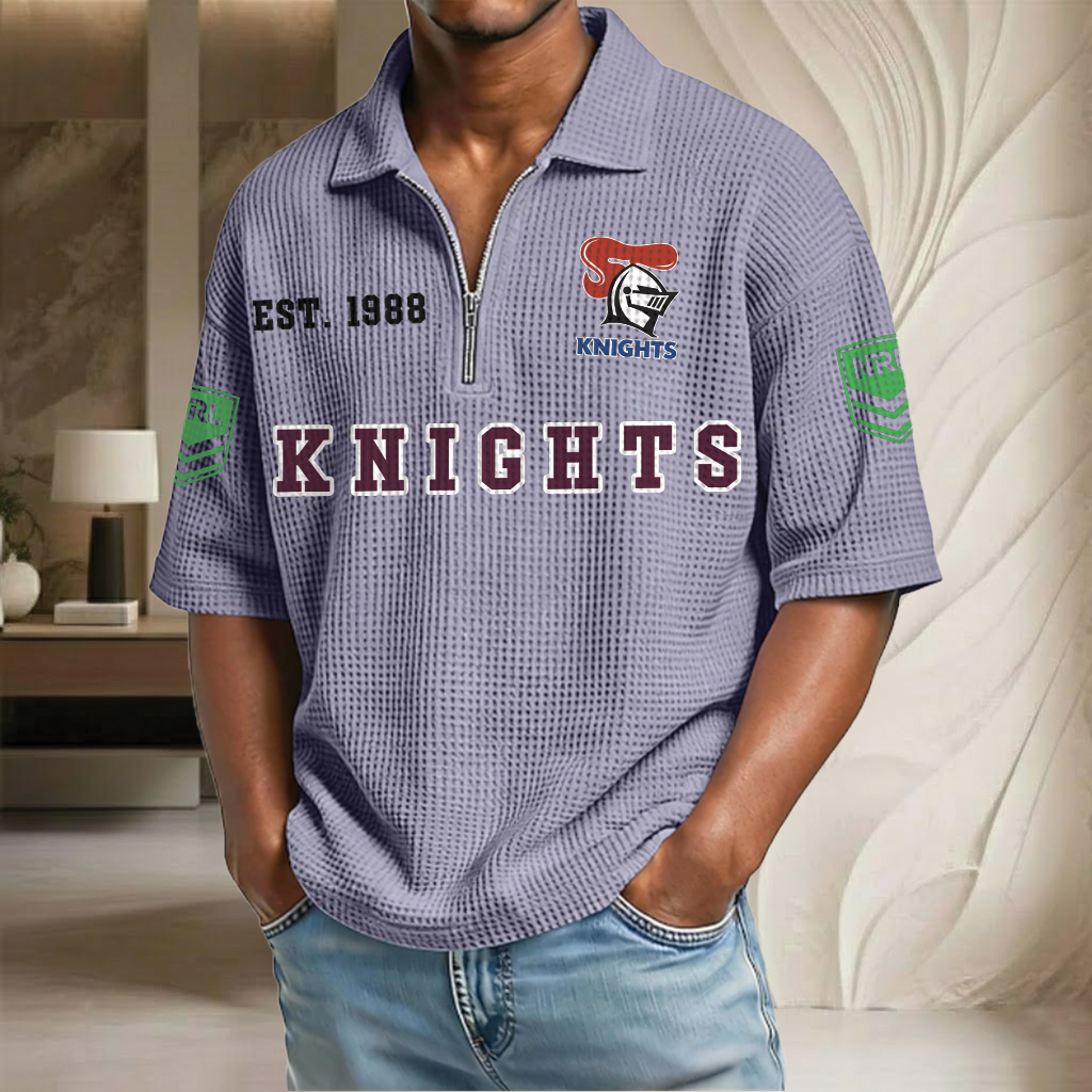 NRL x NK EST Waffle Half-Zip Polo Shirt HLP HLPHUONG
