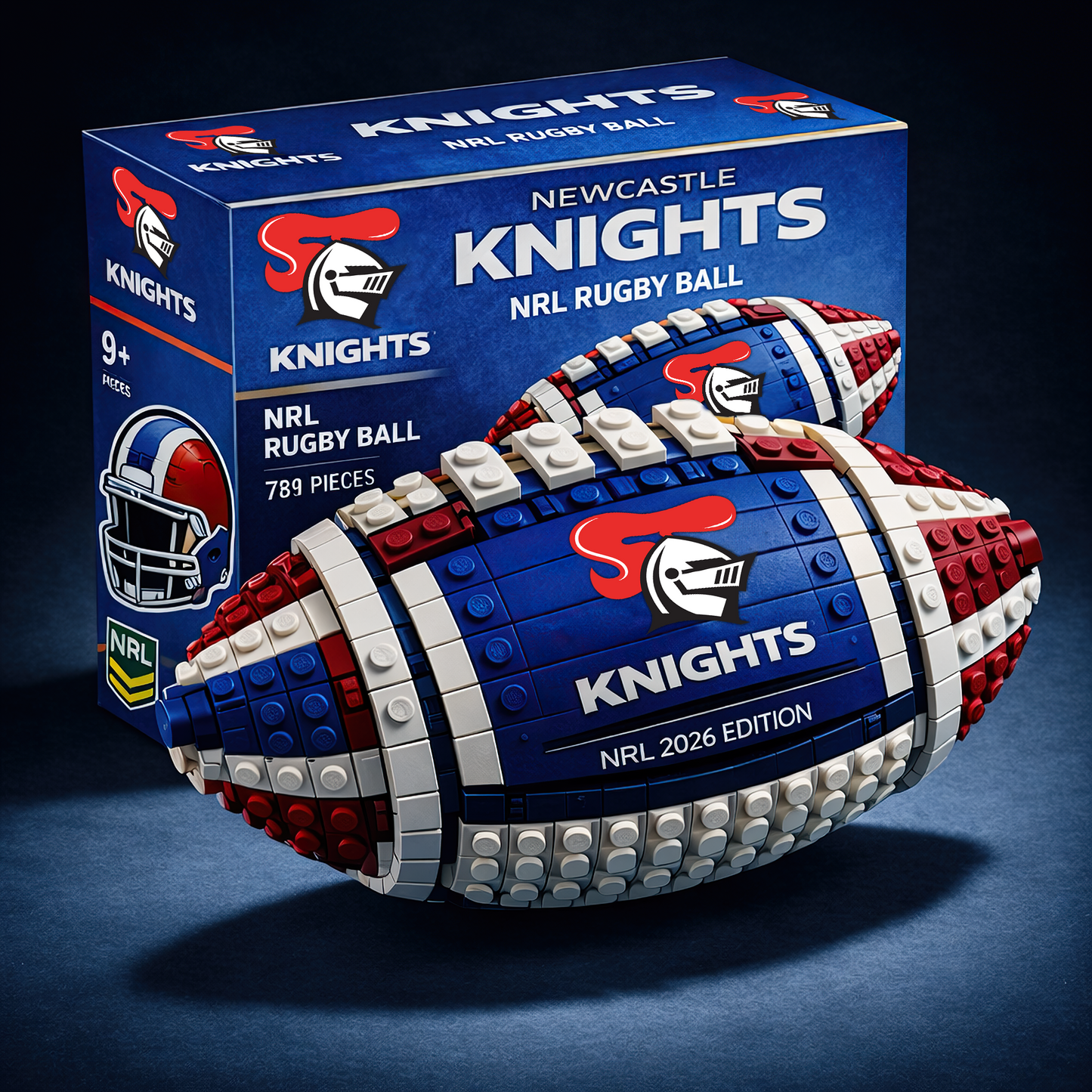 NRL x NK Rugby Ball Building Block Set NAK TTV