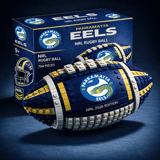 NRL x PE Rugby Ball Building Block Set NAK TTV