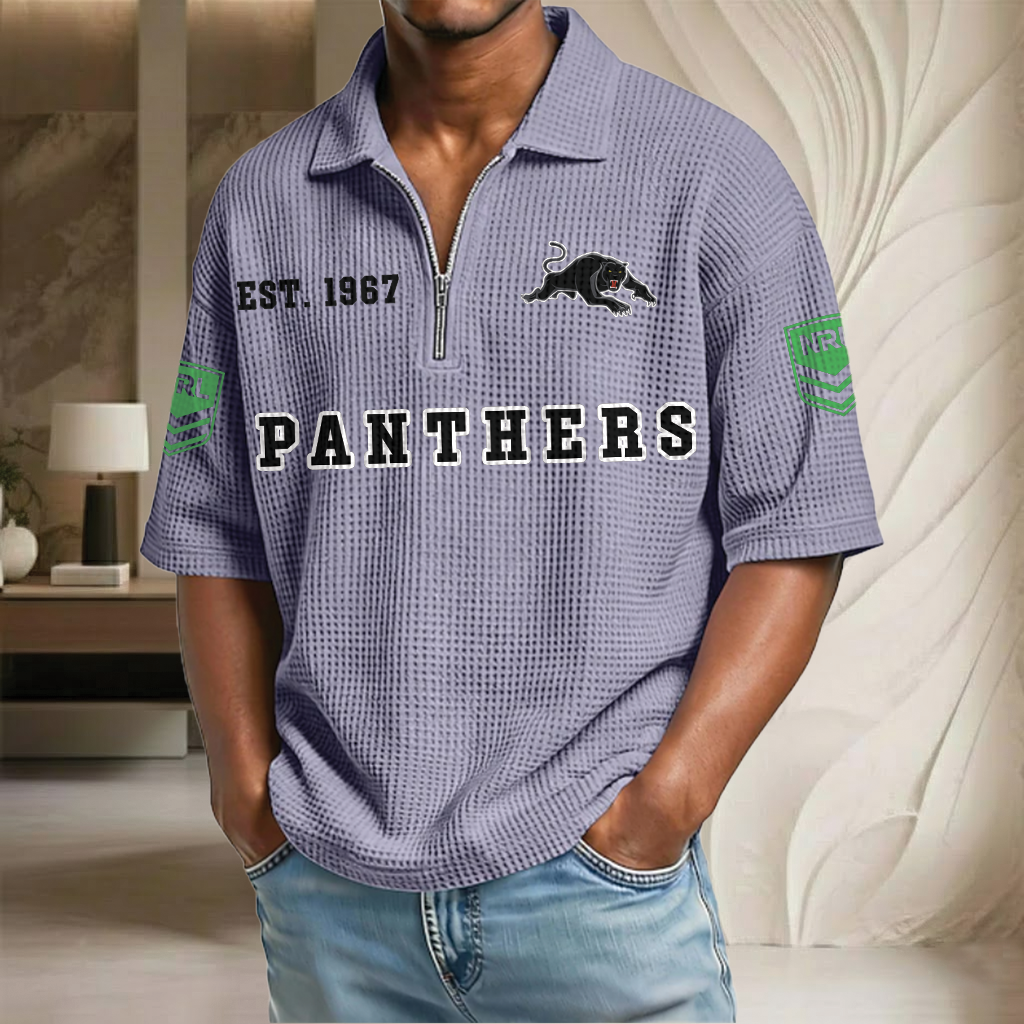 NRL x PP EST Waffle Half-Zip Polo Shirt HLP HLPHUONG