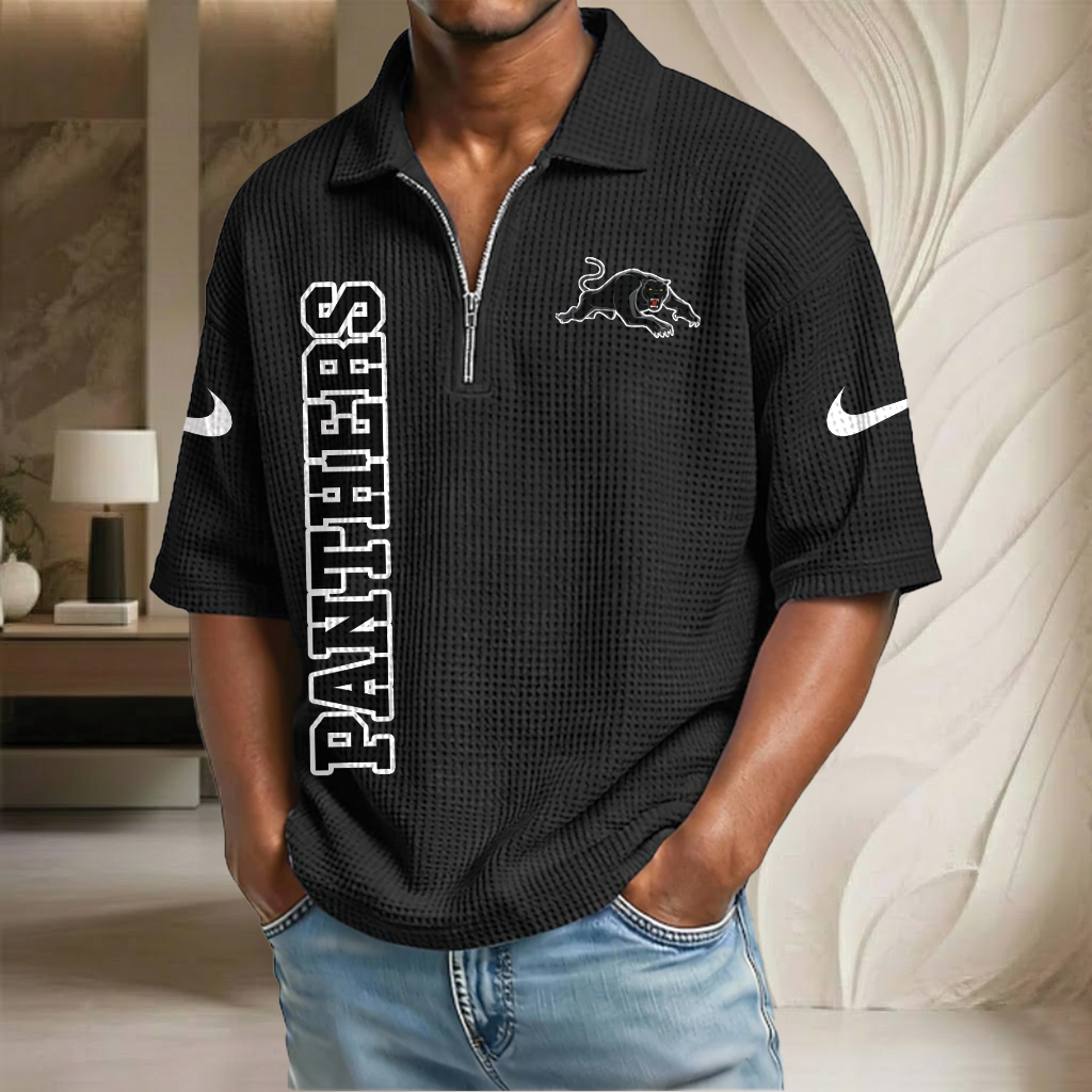 NRL x PP Waffle Half-Zip Polo Shirt HLP HLPHUONG
