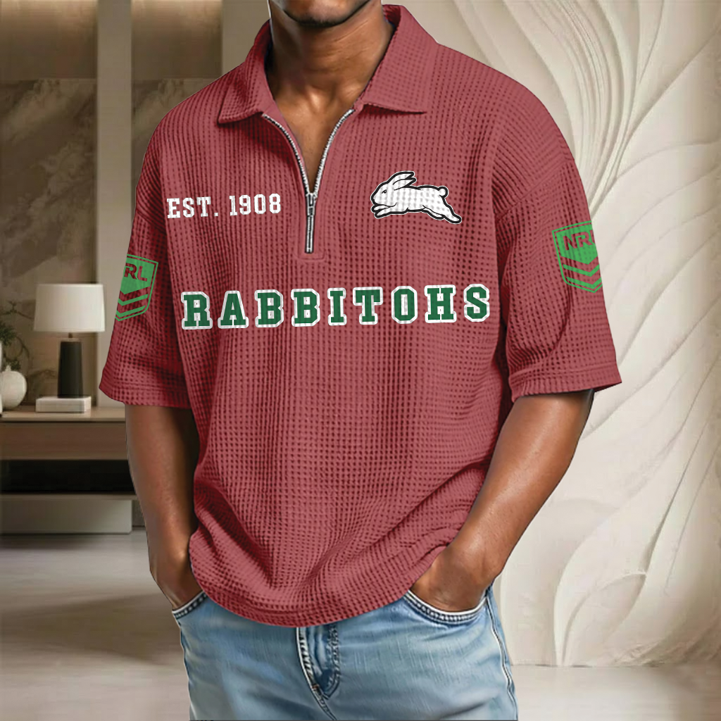 NRL x SSR EST Waffle Half-Zip Polo Shirt HLP HLPHUONG