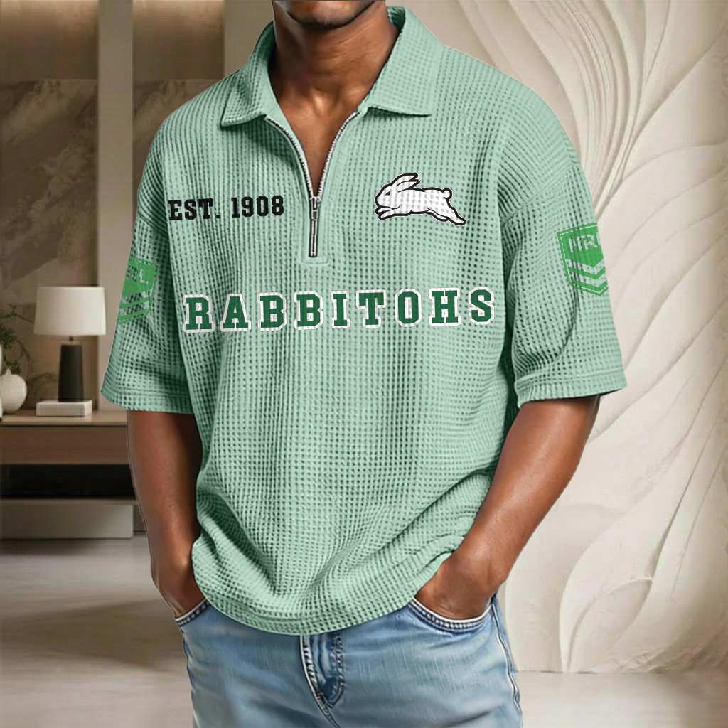 NRL x SSR EST Waffle Half-Zip Polo Shirt HLP HLPHUONG
