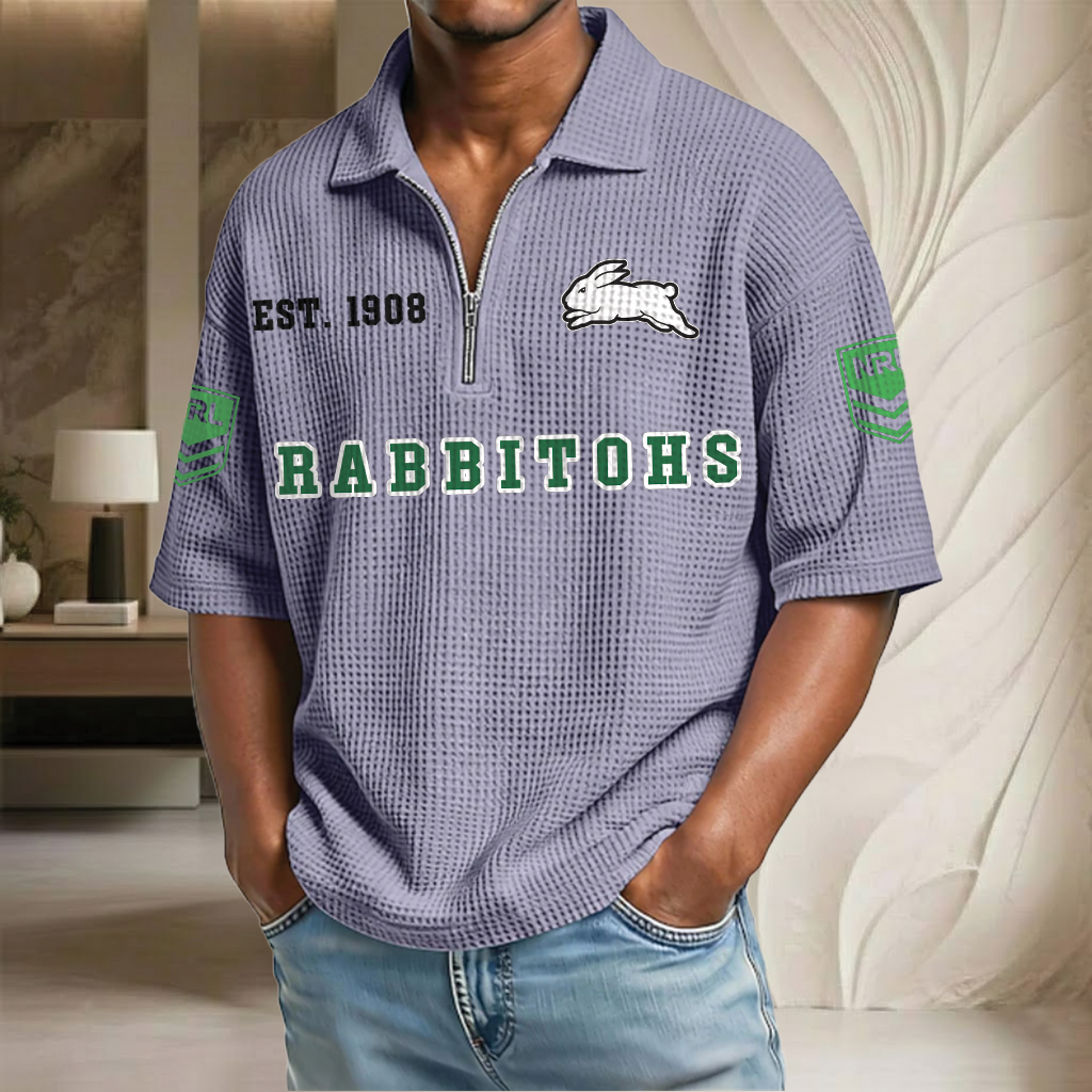 NRL x SSR EST Waffle Half-Zip Polo Shirt HLP HLPHUONG