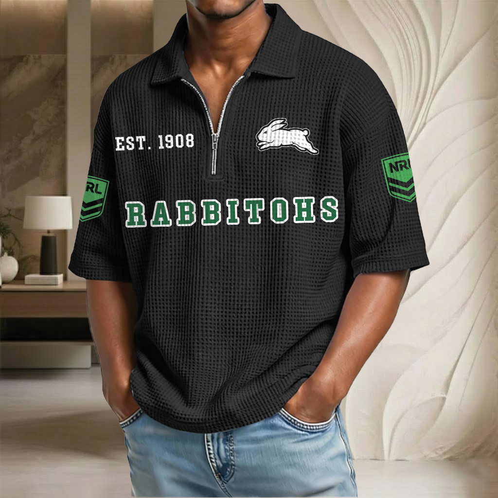 NRL x SSR EST Waffle Half-Zip Polo Shirt HLP HLPHUONG