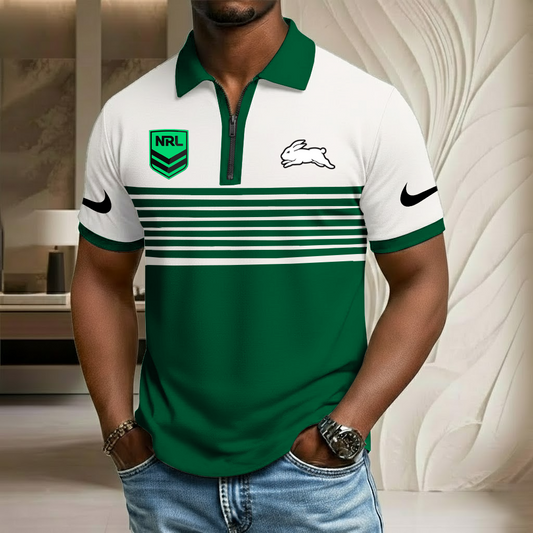 NRL x SSR Sport Zip Polo Golf Shirt HLP 250226 HLPHUONG