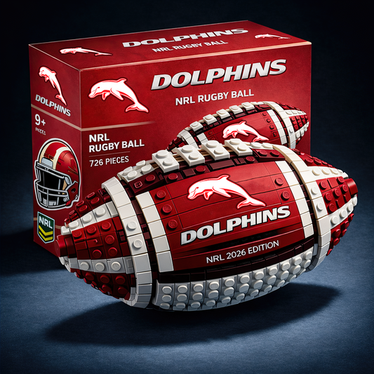 NRL x TD Rugby Ball Building Block Set NAK TTV