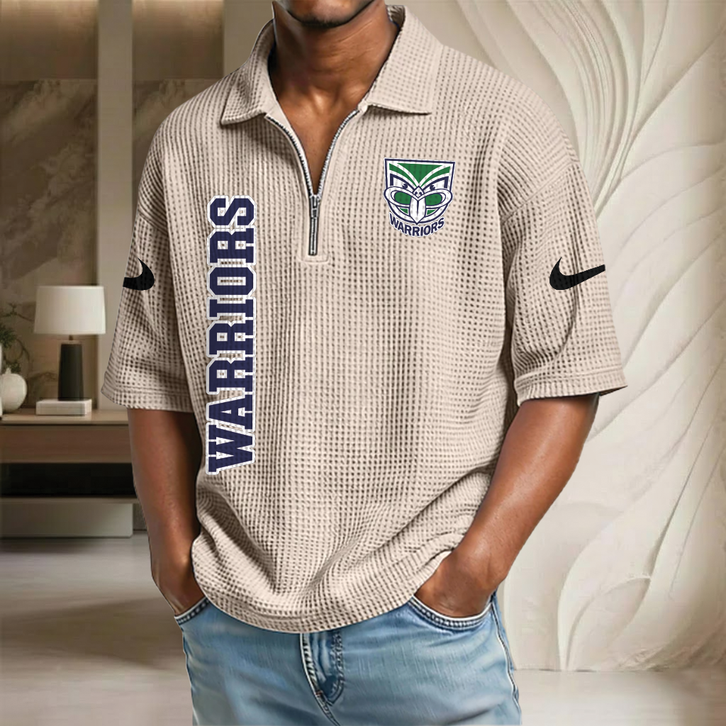 NRL x WA Waffle Half-Zip Polo Shirt HLP HLPHUONG