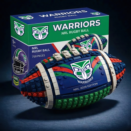 NRL x WR Rugby Ball Building Block Set NAK TTV