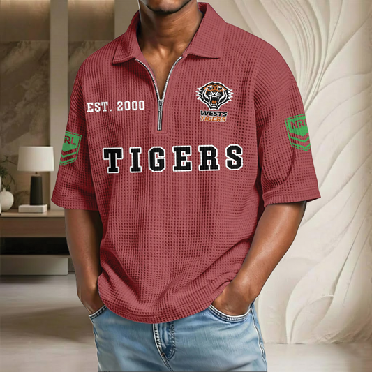 NRL x WT EST Waffle Half-Zip Polo Shirt HLP HLPHUONG
