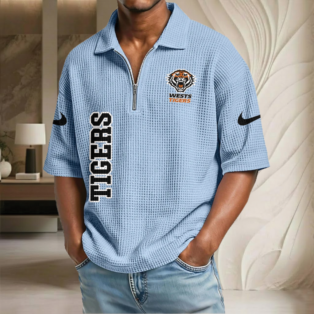 NRL x WT Waffle Half-Zip Polo Shirt HLP HLPHUONG