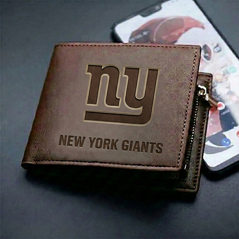 NYG x NFL Premium Embossed Football Team Wallet NAK TTT
