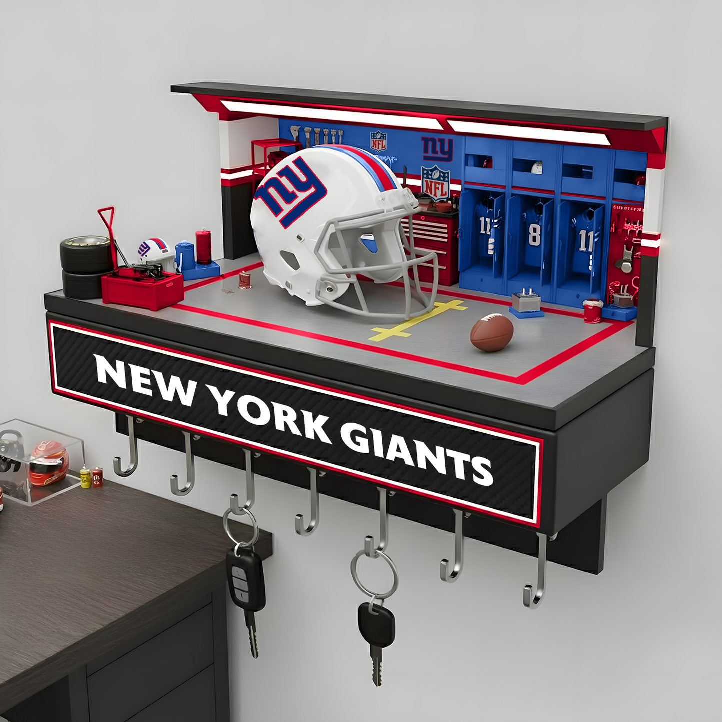 NYG X NFL Decorative key holder in a sporty style NAK NHT