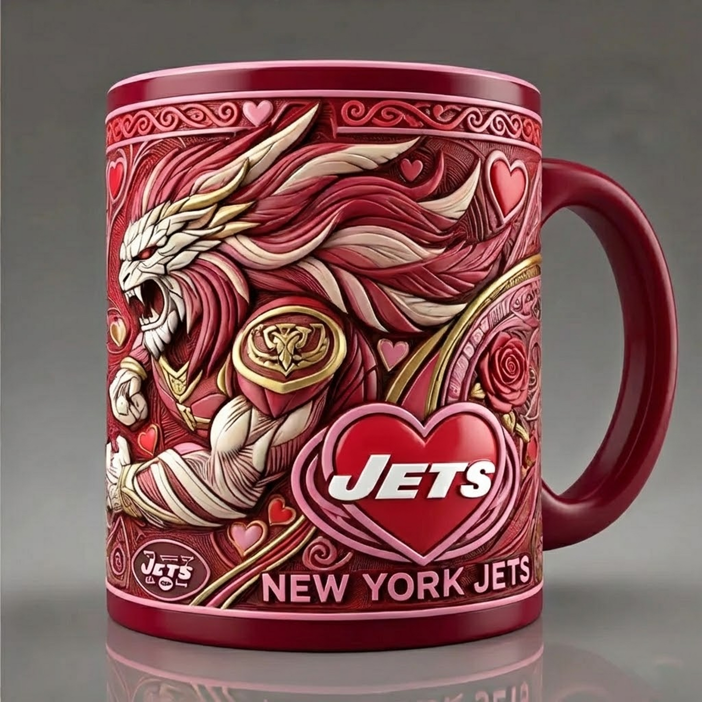 NYJ X NFL Love Season Mug - Valentine V2 NAK NHT
