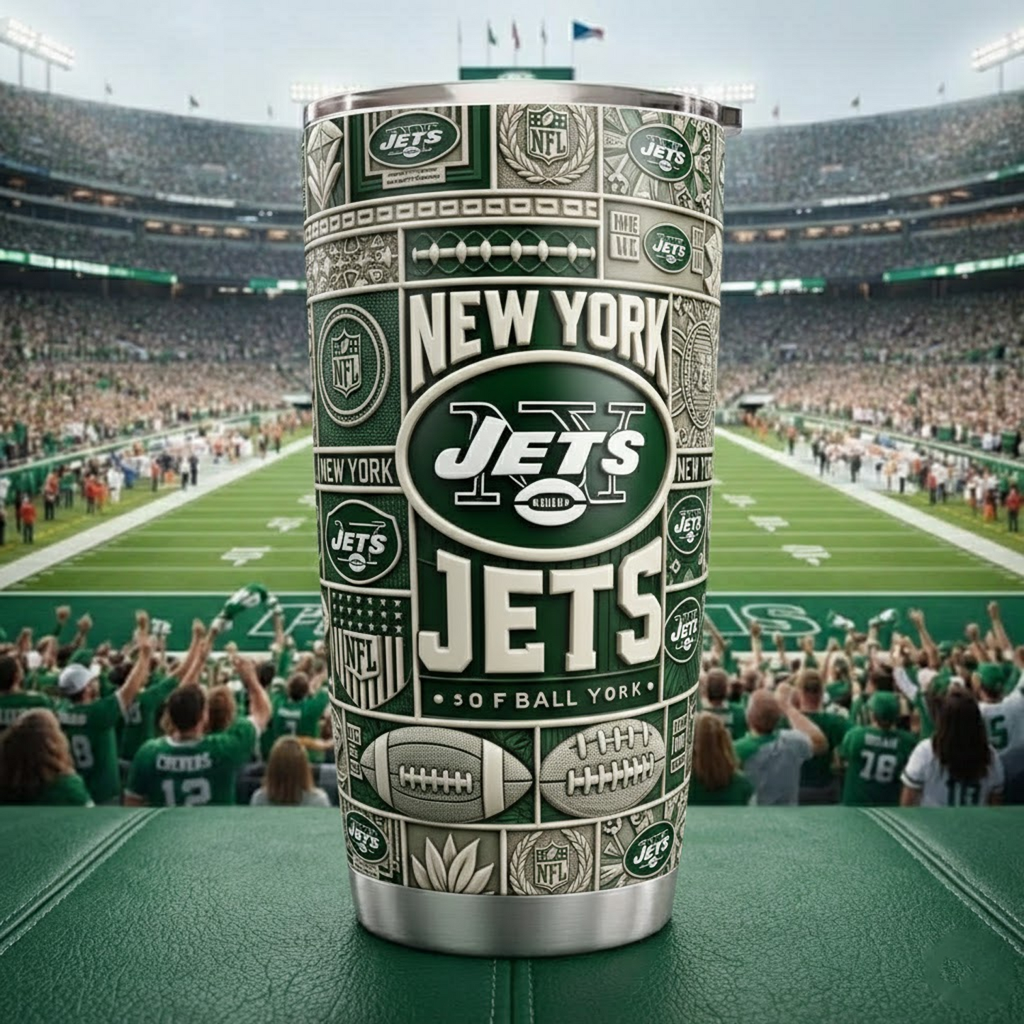 NYJ X NFL mascot-shaped thermal mug V2 NAK NHT