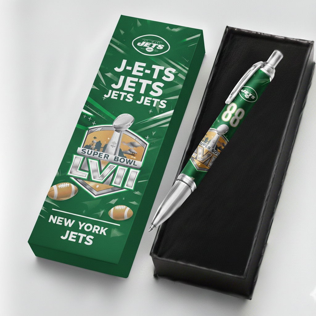 NYJ x NFL Premium Crystal Ballpoint Pen HY NAK CTKT