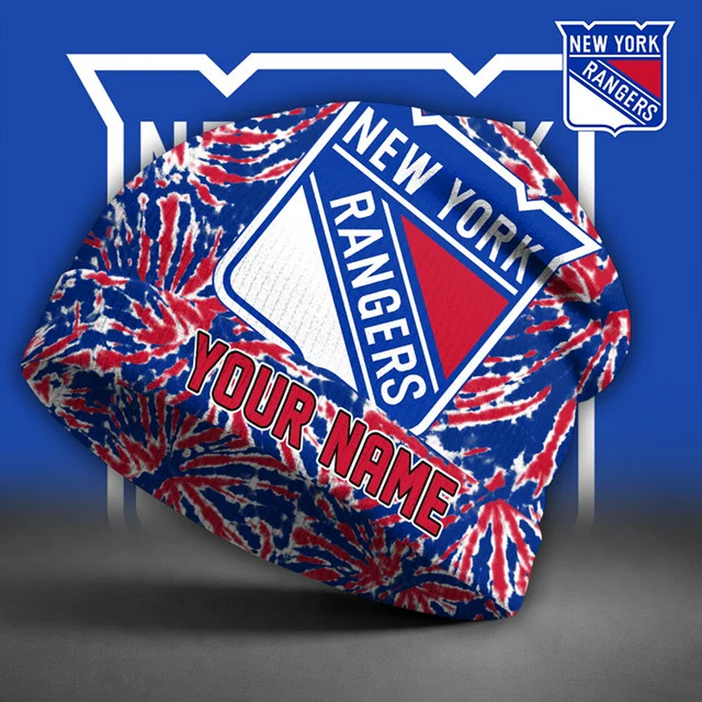 NYR X NHL Beanie Hat Custom Name Gifts For Fans - Limited Edition NAK NHT