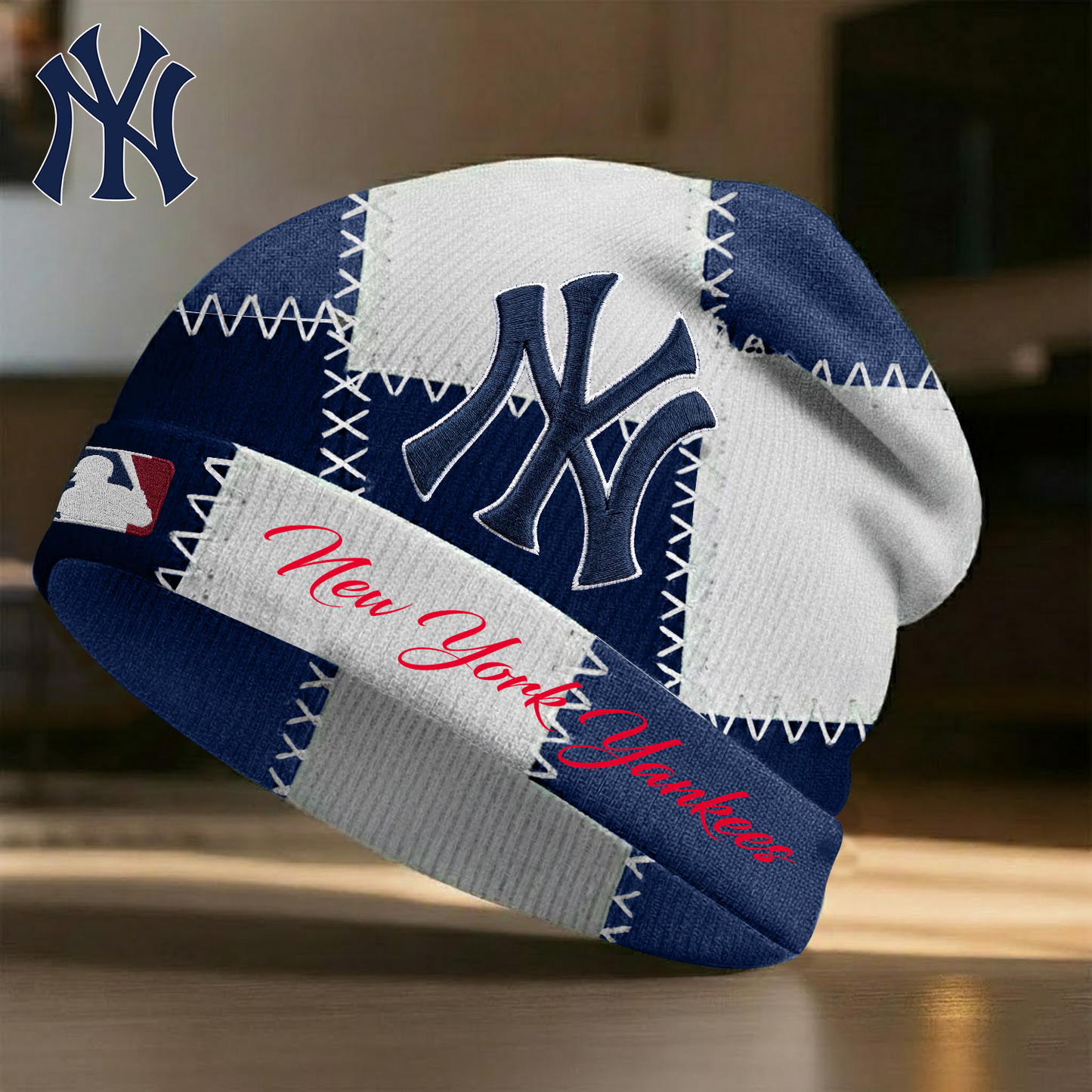 NYY X MLB Custom Name Beanie Hat Gifts For Fans - Limited Edition NAK NHT