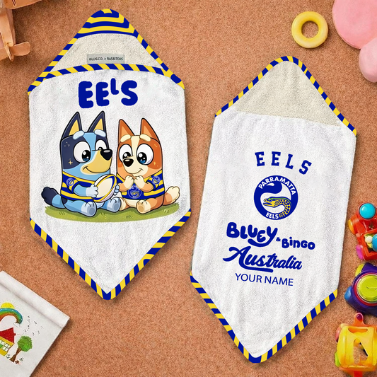 PAR x NRL Cute Baby Bath Hooded Towel NAK NHT