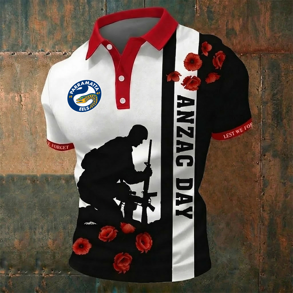 PE + NRL ANZAC Day Special Edition Honour & Pride Polo NAK TTT