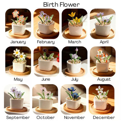 WT _NRL Custom Birth Month Glass Flower Pot Handmade Gift For Fan - Limited Edition NAK TTT