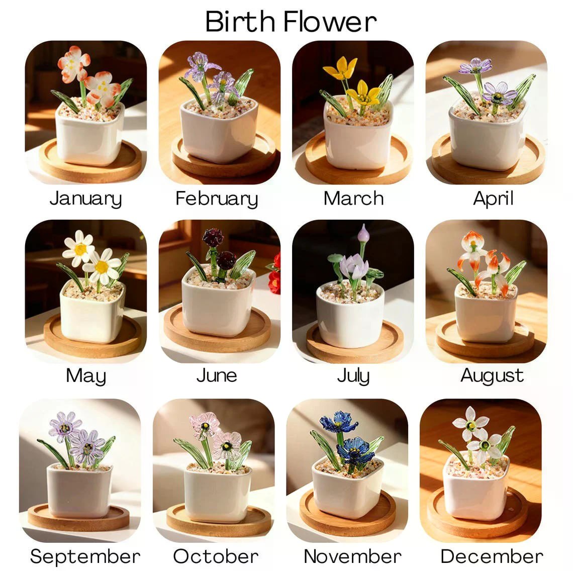 SSR _NRL Custom Birth Month Glass Flower Pot Handmade Gift For Fan - Limited Edition NAK TTT