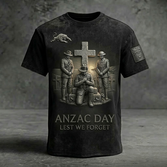 PP _ NRL ANZAC Day Commemorative T-Shirt - Lest We Forget Edition NAK TTT