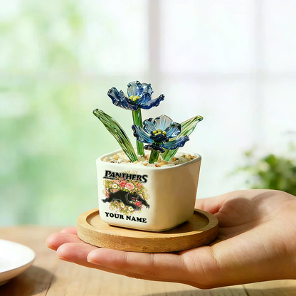 PP _NRL Custom Birth Month Glass Flower Pot Handmade Gift For Fan - Limited Edition NAK TTT