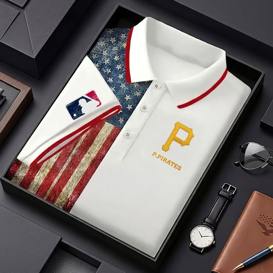PP x MLB US Flag Polo Shirt DDT TTTZ