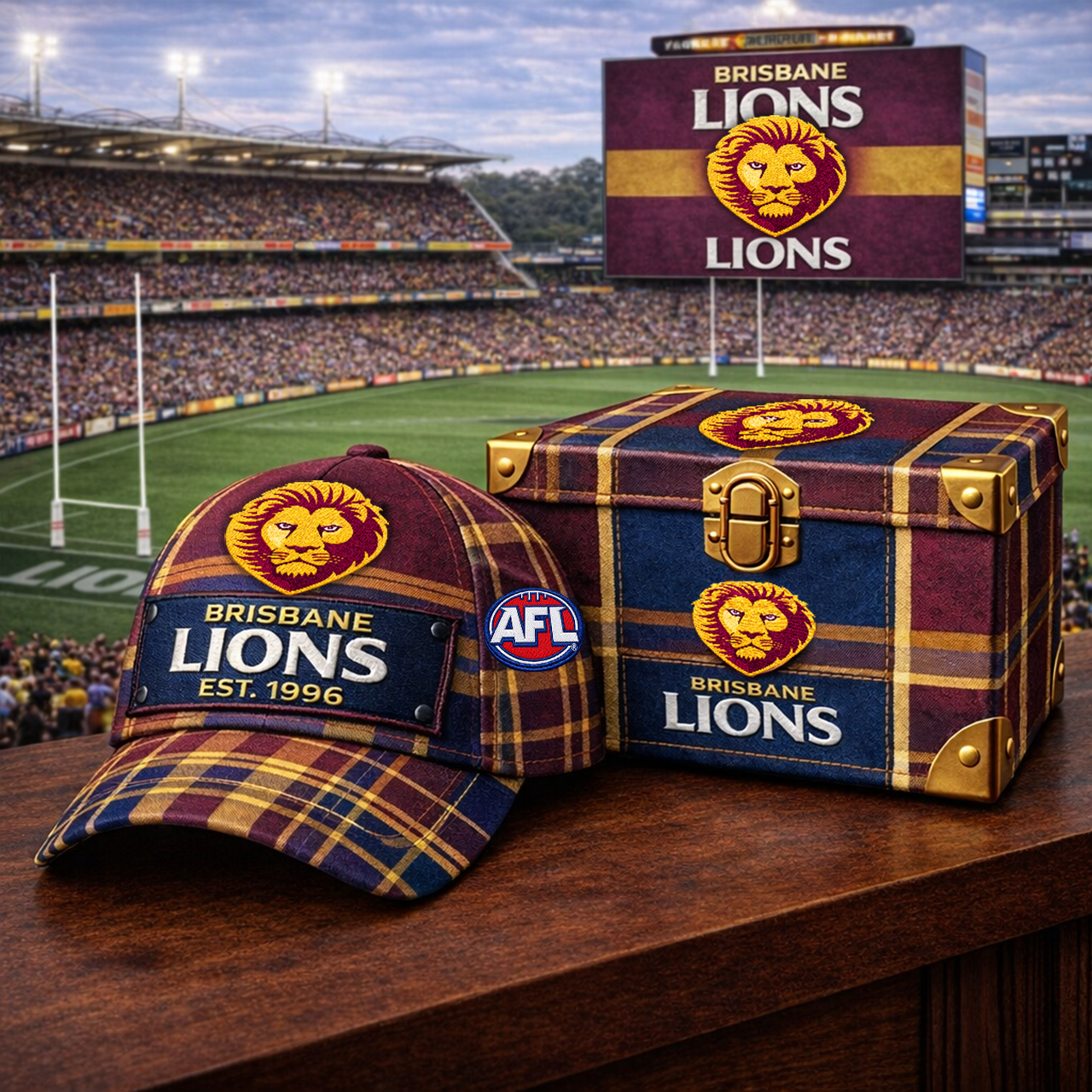 Premium AFL BL Heritage Plaid Vintage Cap V14 NMD TTV