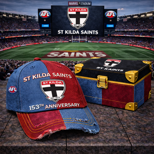 Premium AFL SKS Anniversary Vintage Two-Tone Distressed Cap V11 NMD TTV