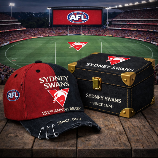 Premium AFL SS Anniversary Vintage Crackle Hat V7 NMD TTV