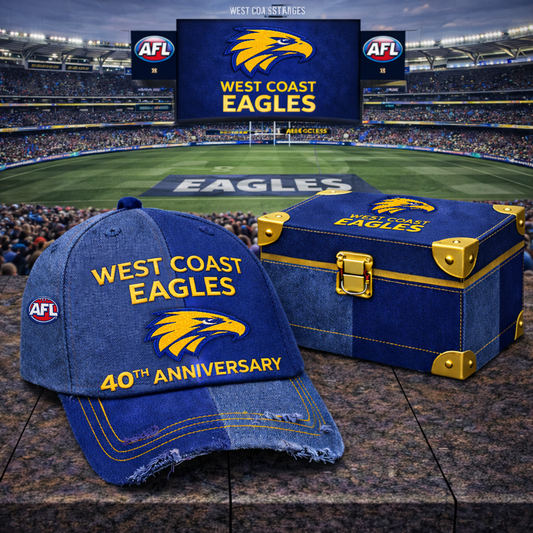 Premium AFL WCE Anniversary Vintage Two-Tone Distressed Cap V11 NMD TTV