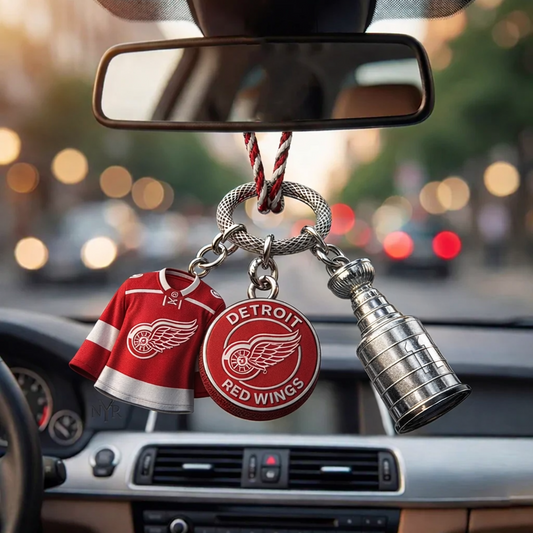 Premium DET x NHL Custom Jersey Logo Cup Car Charm DATND TANTD 250326