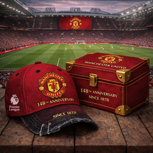 Premium EPL MU Anniversary Vintage Crackle Hat V7 NMD CTKT