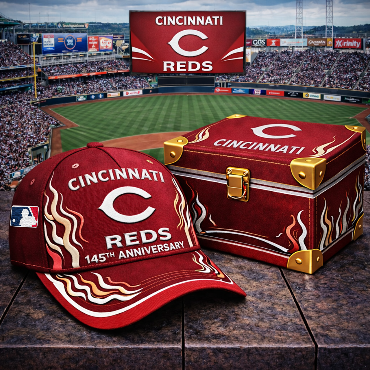 Premium MLB CR Anniversary Flame Edition Cap V8 NMD TTV