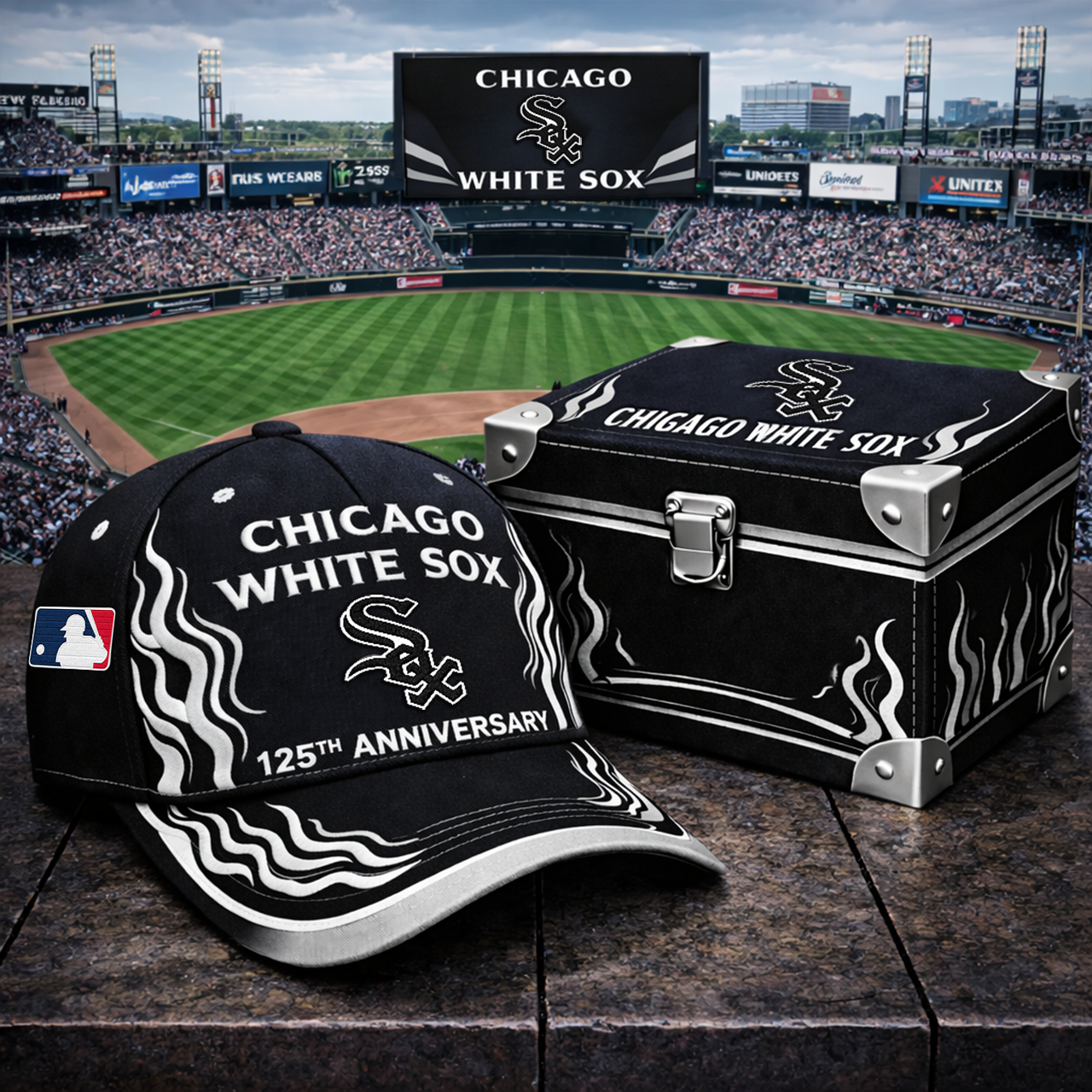 Premium MLB CWS Anniversary Flame Edition Cap V8 NMD TTV