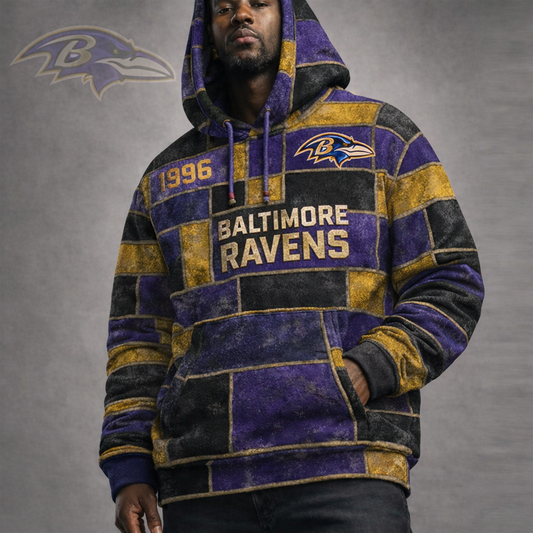 Premium NFL BR Vintage Patchwork Hoodie V2 NMD CTKT