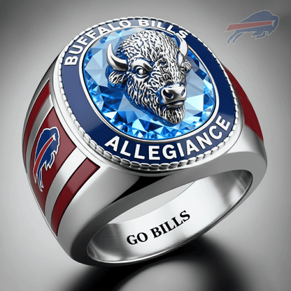 Premium NFL BUF Legacy Crystal Ring V2 NMD TTV