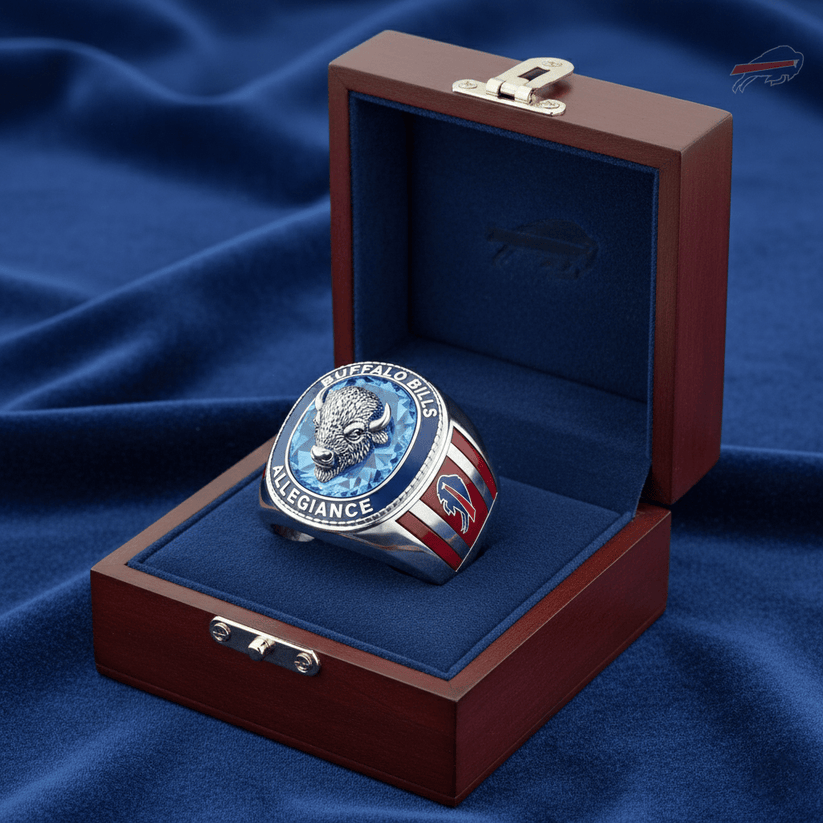 Premium NFL BUF Legacy Crystal Ring V2 NMD TTV