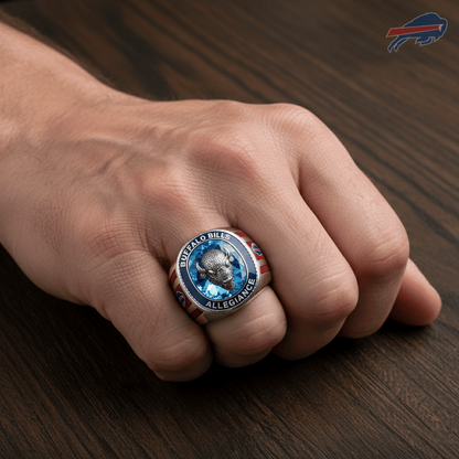 Premium NFL BUF Legacy Crystal Ring V2 NMD TTV