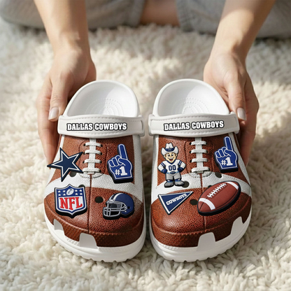 Premium NFL DAL Clogs With Charms V1 NMD TTV