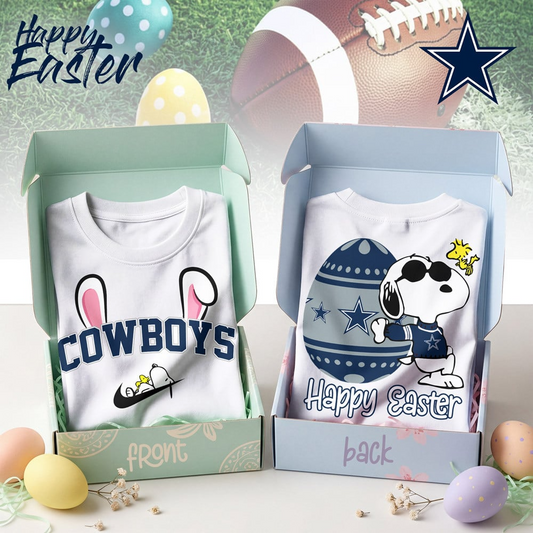Premium NFL DAL Happy Snoopy Easter T-shirt V1 NMD TTV
