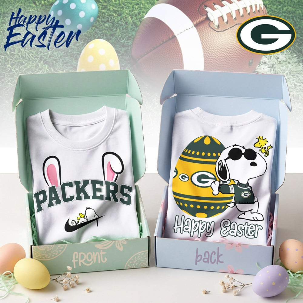 Premium NFL GB Happy Snoopy Easter T-shirt V1 NMD TTV