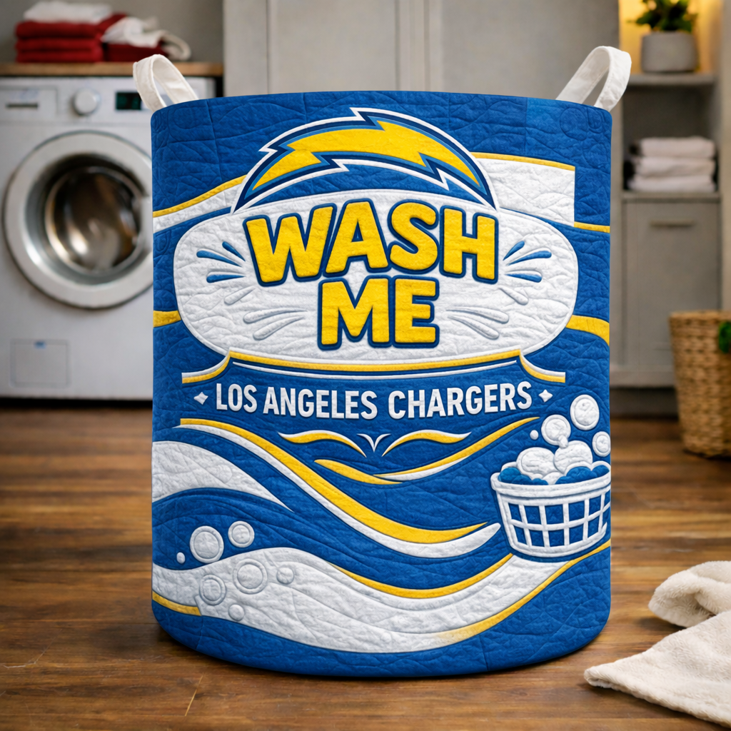 Premium NFL LAC Quilted Laundry Basket V1 NMD CTKT