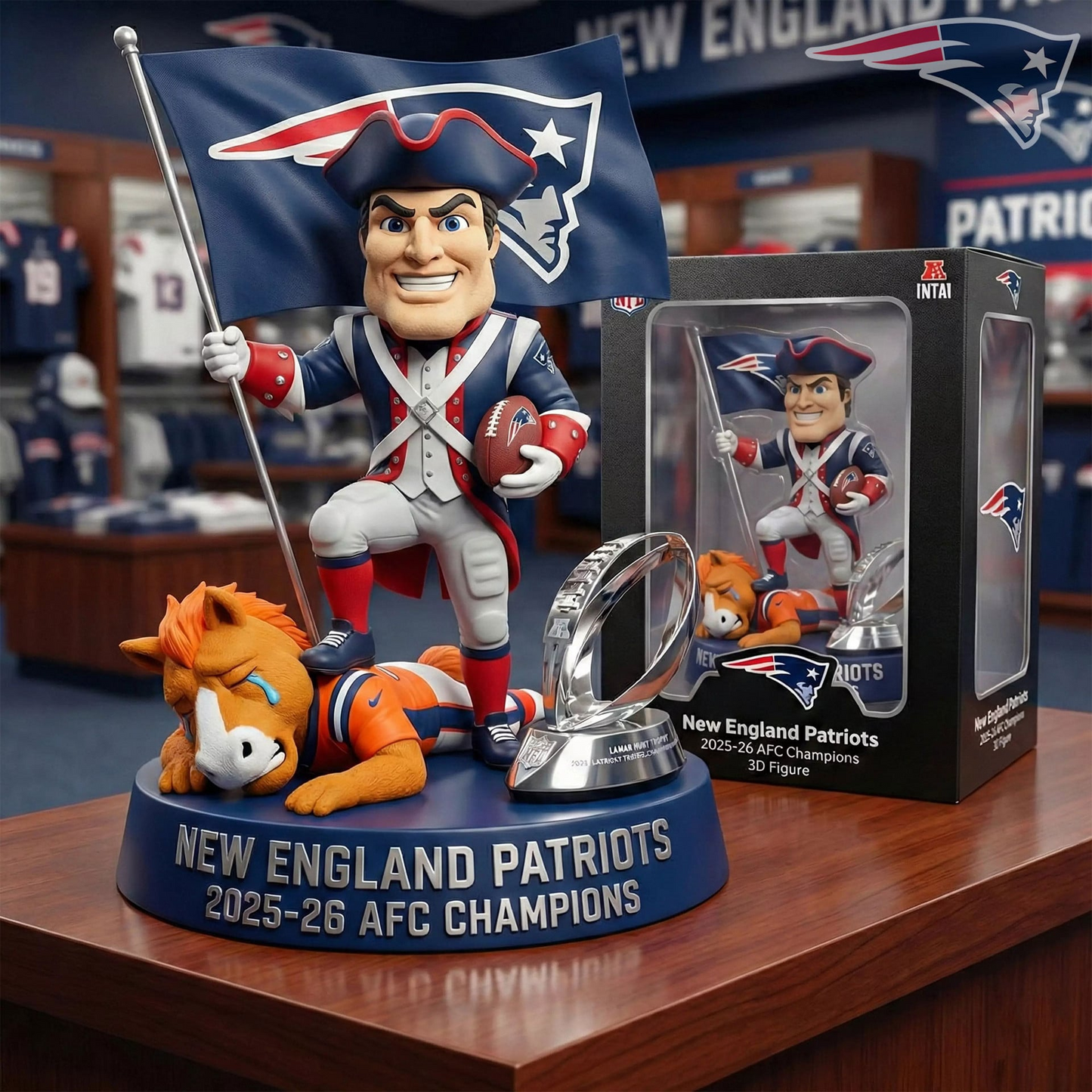 Premium NFL NEP Champions Acrylic Plaque V3 NMD TTV