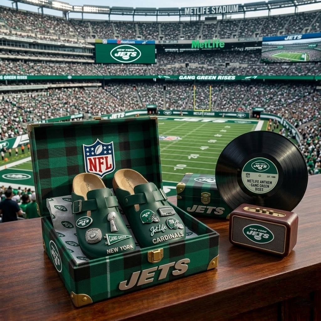 Premium NFL NYJ Heritage Boston Clogs V1 NMD CTKT
