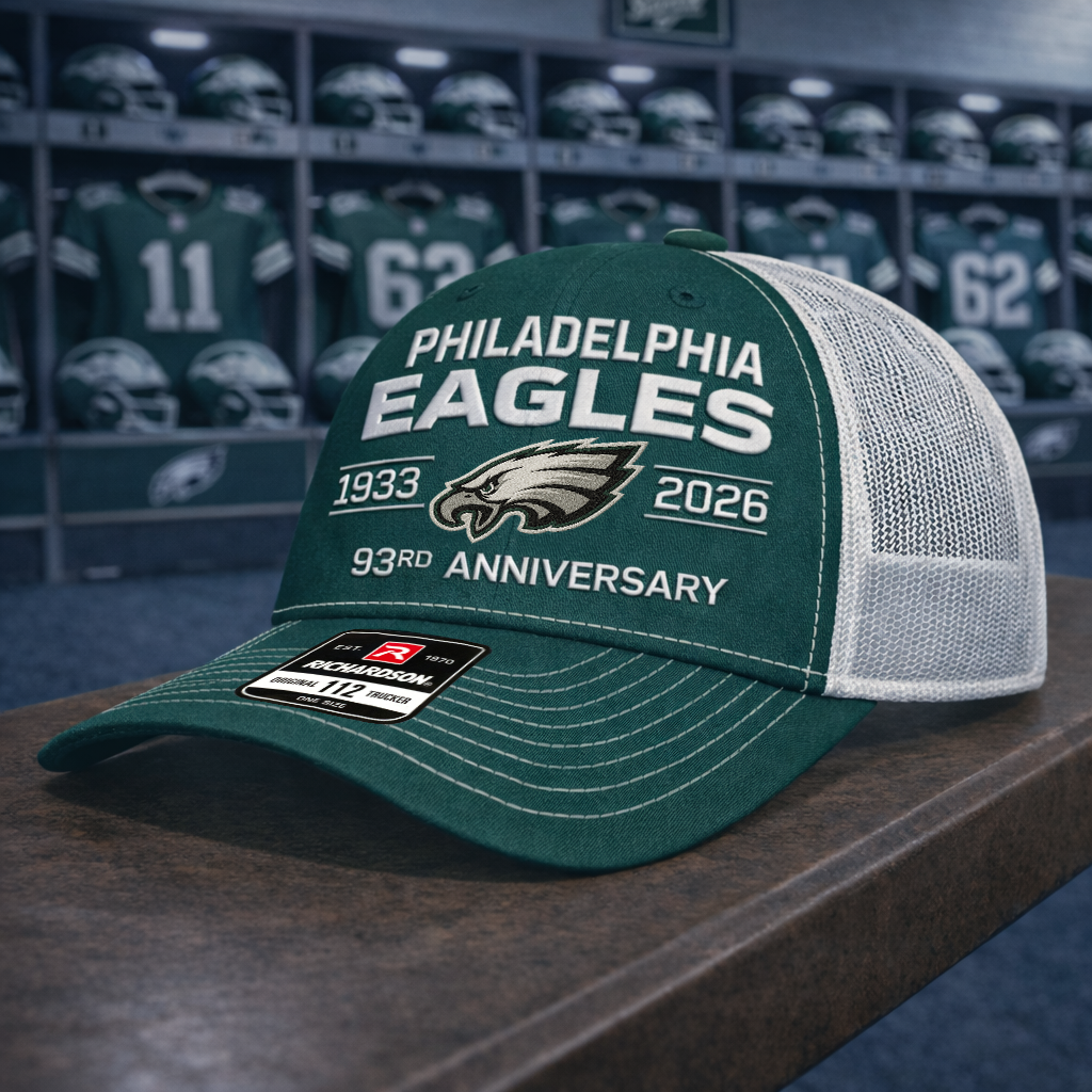 Premium NFL PHI Anniversary Trucker Hats V2 NMD 260226 TTV