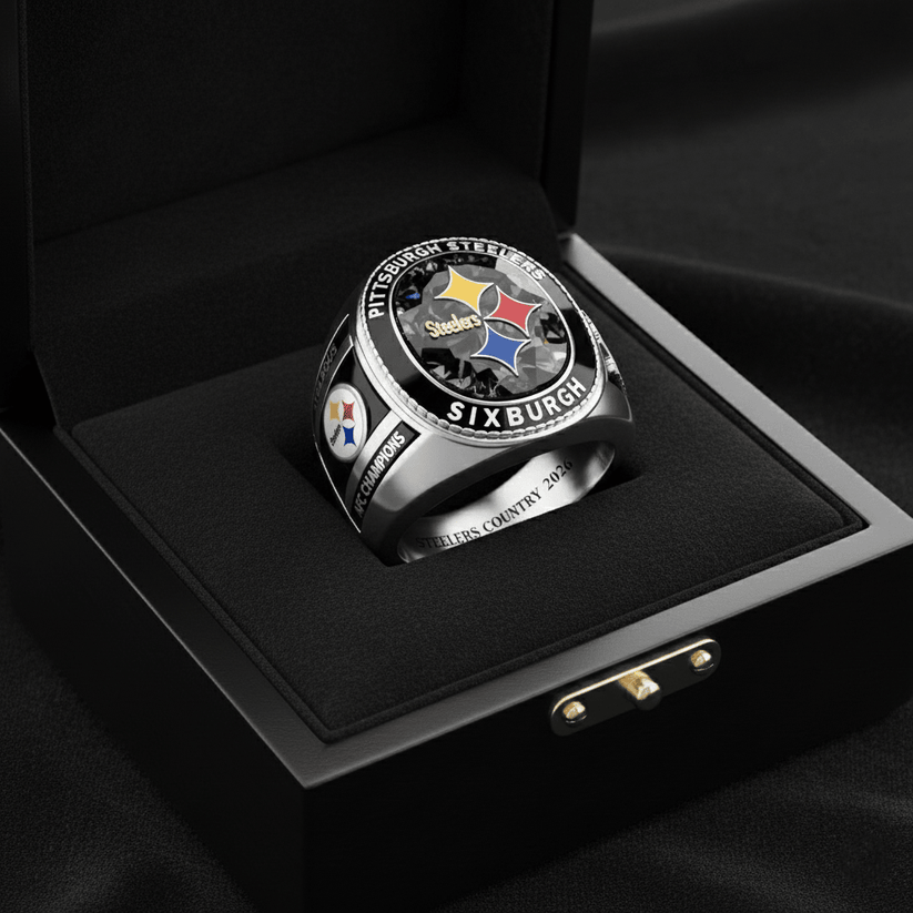Premium NFL PIT Legacy Crystal Ring V2 NMD TTV